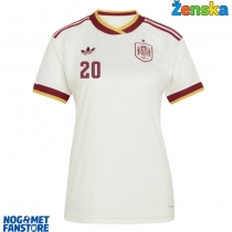 Španjolska Pedri Gonzalez #20 Gostujuci Dres za Ženska SP 2026 Kratak Rukav